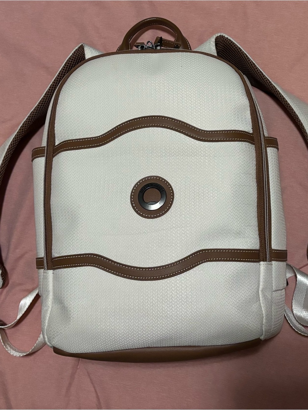 DELSEY Paris Chatelet Air 2.0 Laptop Backpack – Angora (White/ Cream) - Picture 5 of 16